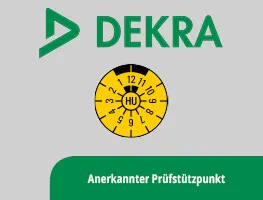 Anerkannter Prüfstützpunkt der DEKRA'