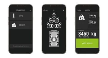 AL-KO-App mit Anzeige der Achslasten