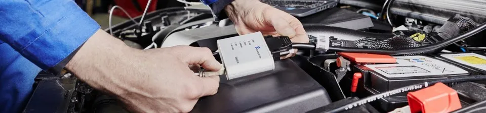 Eberspächer Easyscan im Einsatz an einer Standheizung