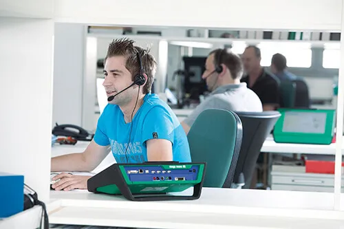 Kontakt mit der Service Hotline