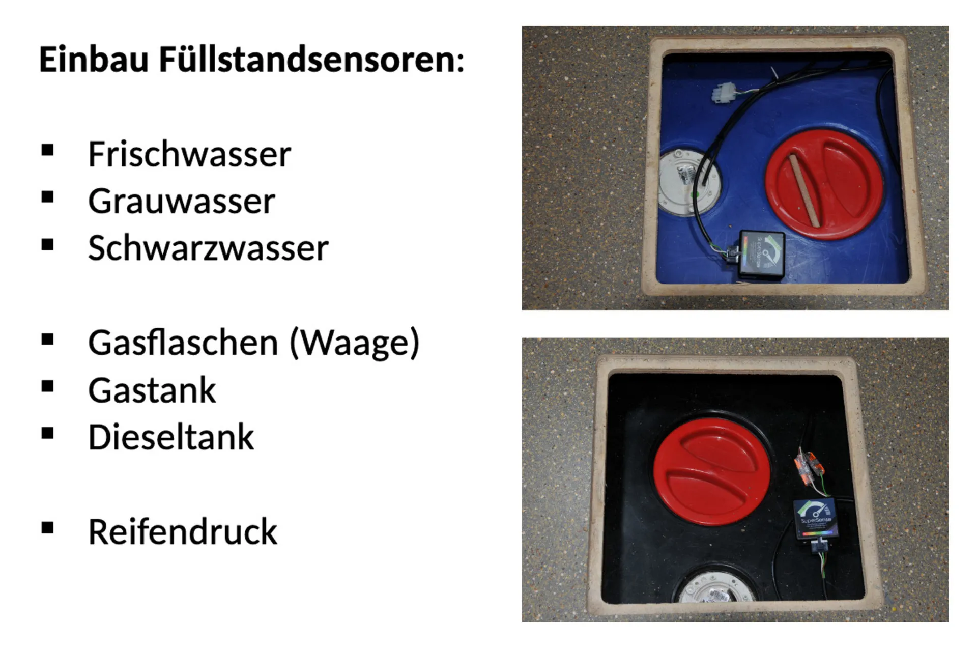 SuperSense Füllstandssensore für Alles was es zu messen gibt, Niesmann + Bischoff