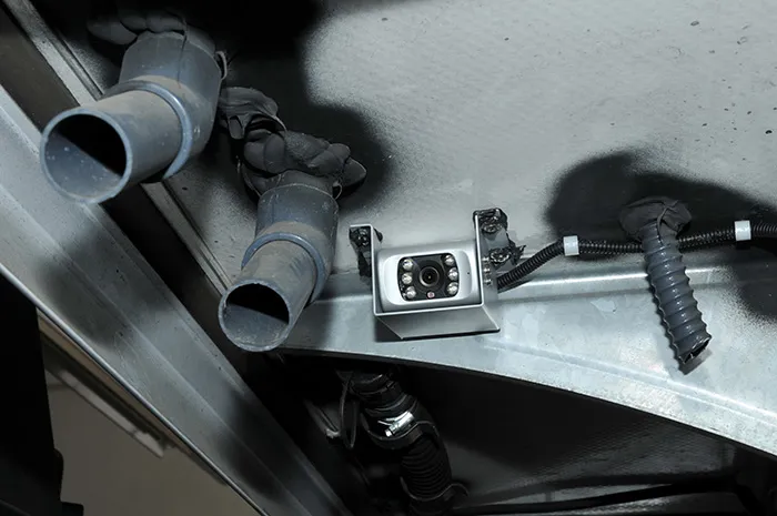 Kamera für automatischen Grauwasserabfluss