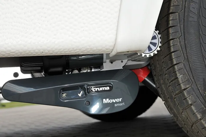 Mover automatisch angeschwenkt
