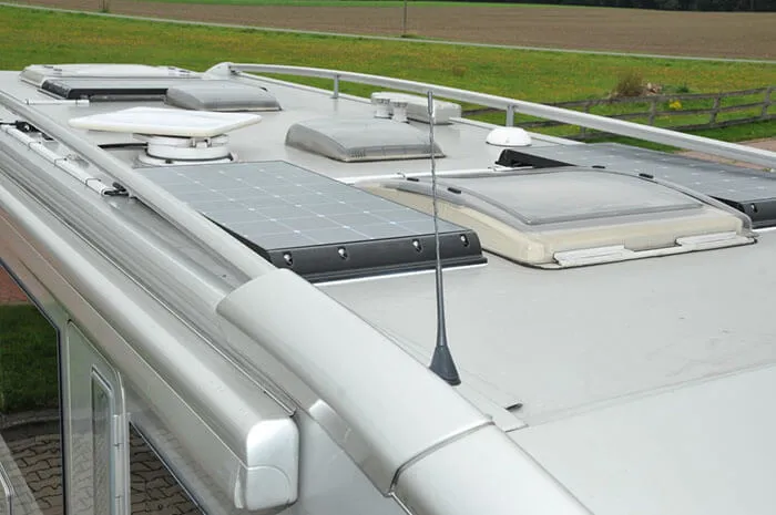 3 * 120 Watt Solar sorgt für Sicherheit gegen Abschattung